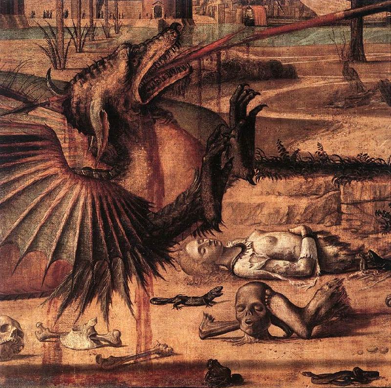 St George and the Dragon (detail)  sdf, CARPACCIO, Vittore